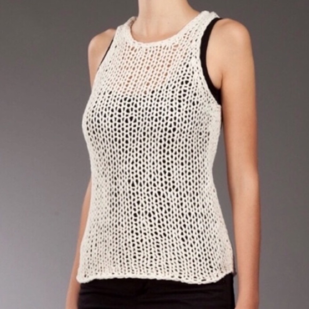 VINCE Knit/Sweater Tank Top Size S